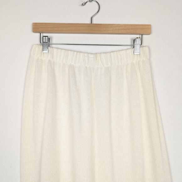 Vintage Dylani Acrylic Two-Piece Cream & Tan Sweater Set Size L - Picture 7 of 12